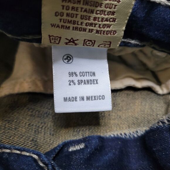 Big Star Casey K Slim Boot Low Rise Womens 28XL 32X25 Blue Jeans Bootcut Ankle - Picture 9 of 15